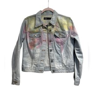 JET John Eshaya Tie Dye Denim Jacket, Size S